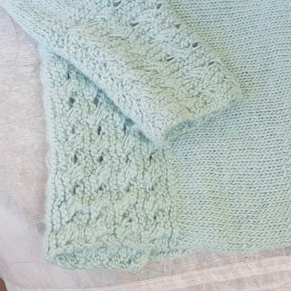 Buffalo Mint Green Wool Alpaca Blend Sweater Small - Picture 3 of 8